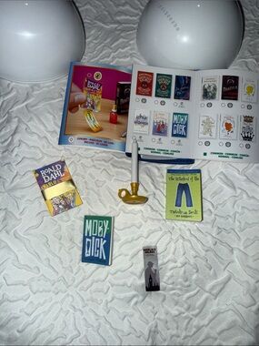 Mini Brands Book Surprise Set Includes Luxury Roald Dahl Golden Ticket